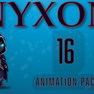 Nyxon Dark Assassin 2D Character with 15 Animation