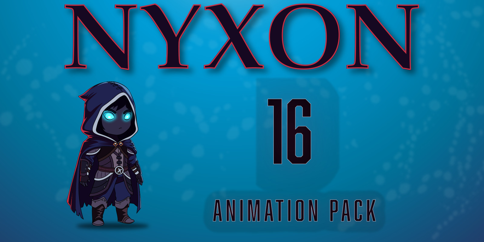 Nyxon Dark Assassin 2D Character with 15 Animation