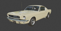 Alternative view of 1965 GT350 Vehicle 3D Model